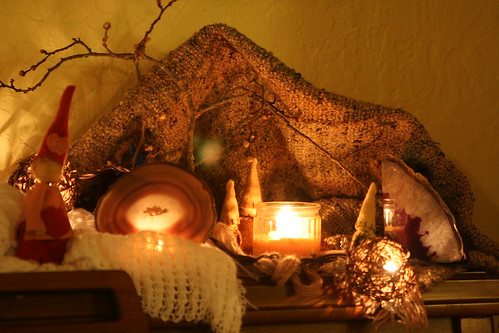 Winter Nature Table: Gnome Cave
