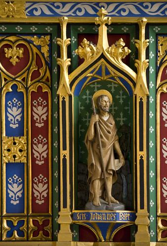 Photo of statue of St. John the Baptist