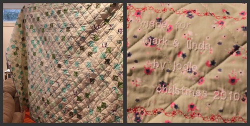 quilt for mum and dad
