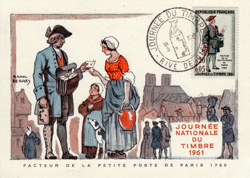 Facteur sur Paris 1760