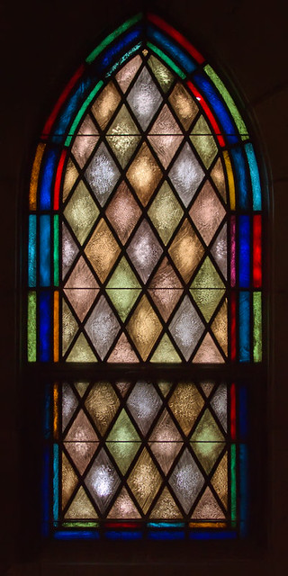Little Flower Roman Catholic Church, in Richmond Heights, Missouri, USA - stained glass window
