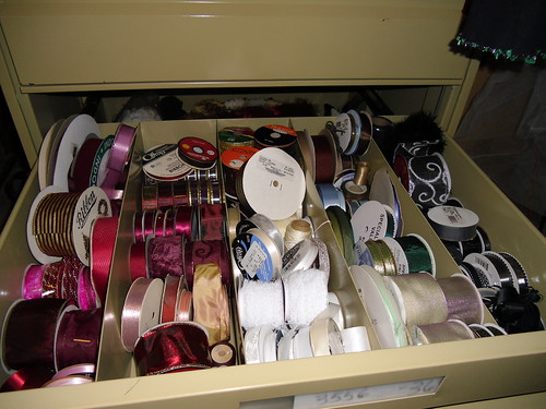 The ribbon drawer