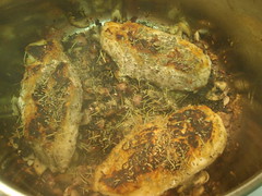 chicken and herbs