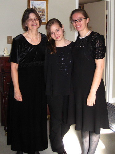 12/5/10: All dressed up to sing The Messiah 