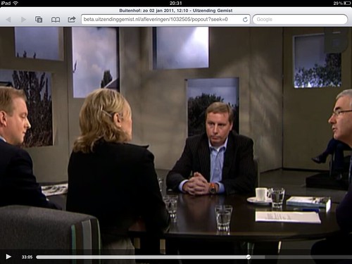 TV program Buitenhof - Jan 2, 2011