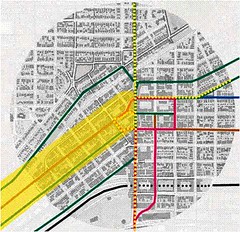 Five Points, BRT line in yellow (from Connecting El Paso)