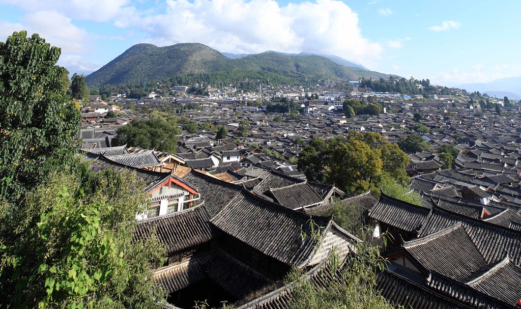 Lijiang Village roofs