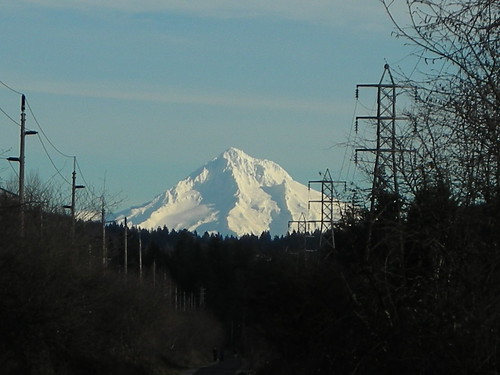 Mount Hood from the Springwater Trail just east of Bellrose
