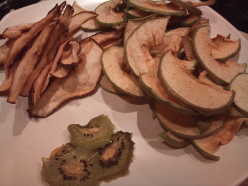 Dried Pears, Apples, And Kiwi