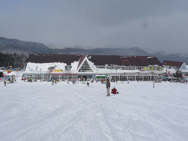 Hunter Mountain Shiobara 雪場的主建物