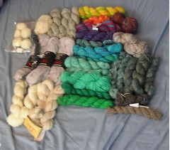 Stash - handspun and dying yarn