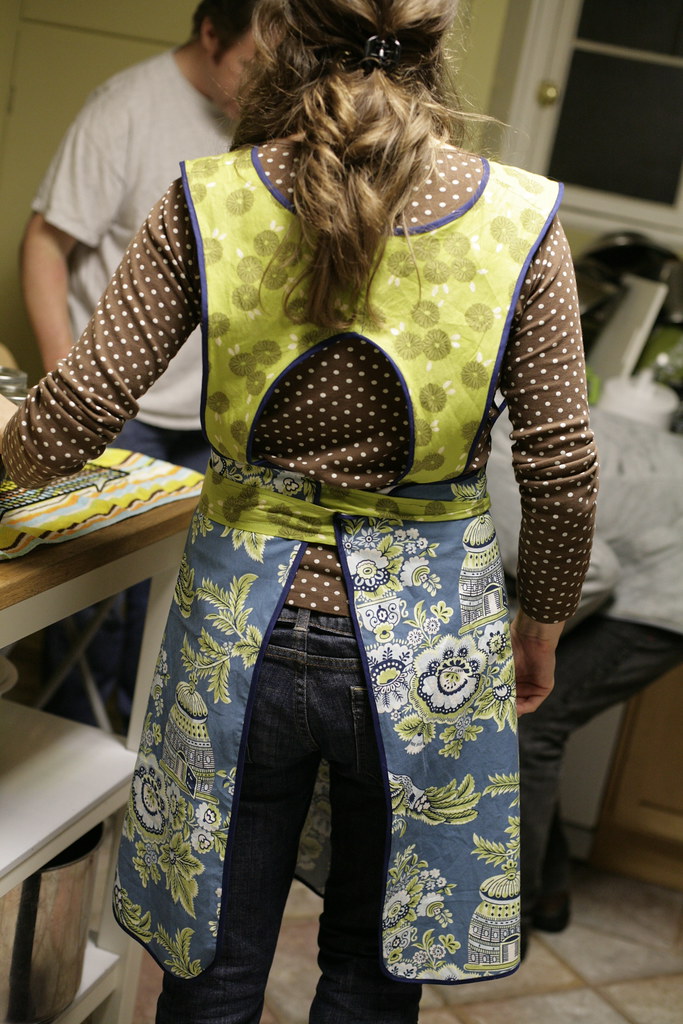 Rebecca's apron - back