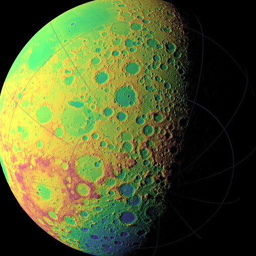 NASA's LRO Creating Unprecedented Topographic Map of Moon