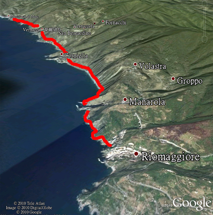 Hiking Trails in Cinque Terre 五鄉地步道