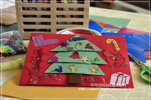 2010聖誕節—幼稚園「聖誕許願卡」（GIGI4.9ys+樂樂1m）