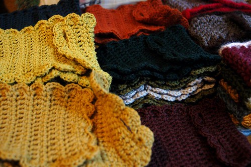 crochet pile