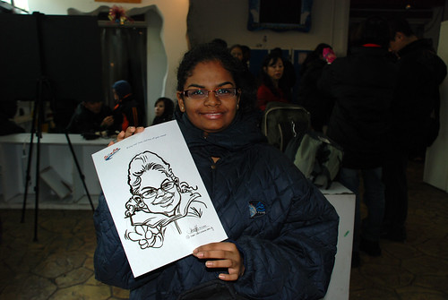 Caricature live sketching for Snow City Winter Wonderland Activities- Day 4 - 1