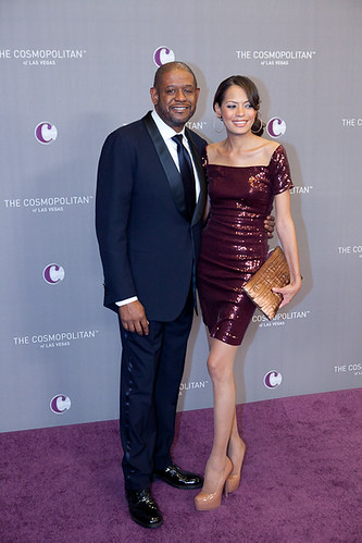 Forest Whitaker and Keisha Whitaker at The Cosmopolitan Grand Opening and New Year's Eve Celebration