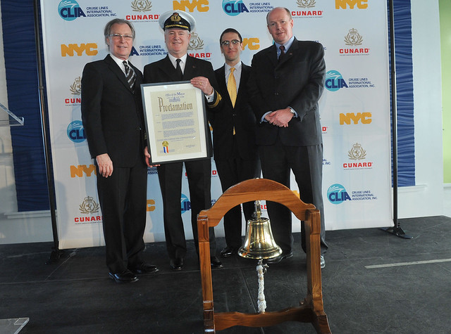 City Proclamation of "Cunard Royal Rendezvous Day"