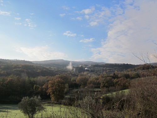 Terme San Filippo from a distance