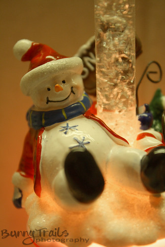 357-snowman bubble light
