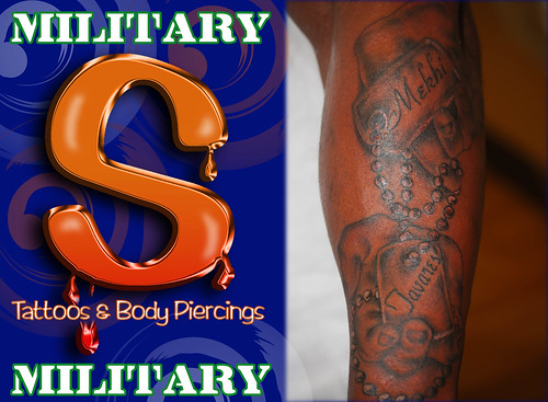 dog tags tattoo. Military Hands Dogtags