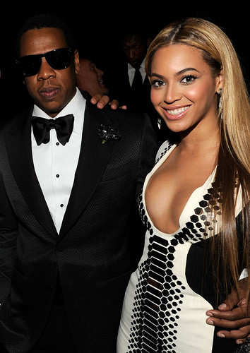 Jay-Z and Beyonce Knowles New Year's Eve at Marquee Nightclub in The Cosmopolitan of Las Vegas