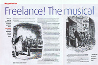 Article in teh Journalist called Freelance: the musical