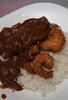 Homecook::: Japanese Chicken &Prawn Curry Don