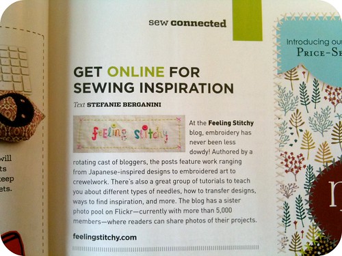 Feeling Stitchy in Stitch Magazine