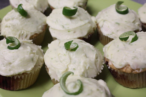 vegan raspberry-lime cupcakes