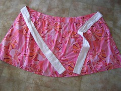Re-purposed skirt apron