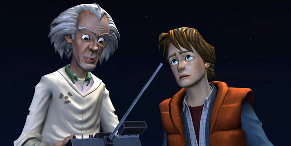 Doc y Marty Back to the Future The Game