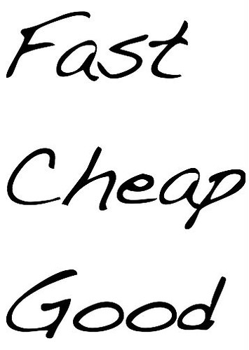 Fast Cheap Good