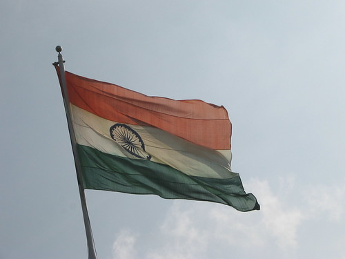 Indian Flag at Sriperambdur