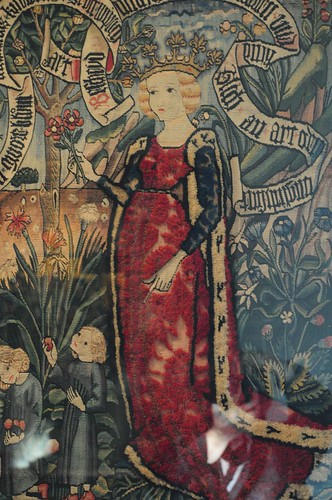 The Cloisters Tapestry Red Dress
