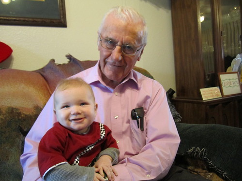 Ian with Great Grandpa