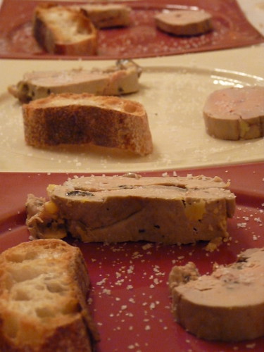 Foie gras aux huîtres