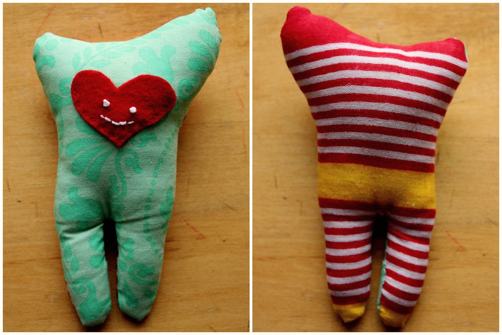 a tooth pillow from the heart