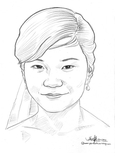portrait in pencil - 3