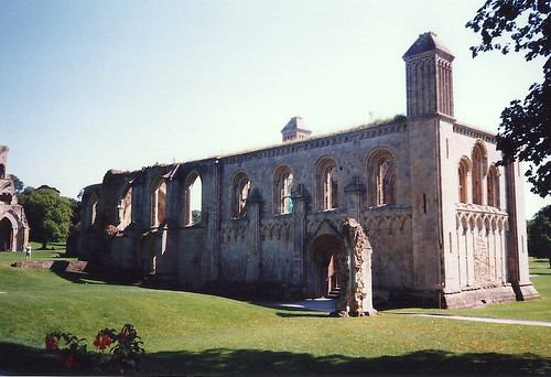 Glastonbury Abbey Ruins - Copyright R.Weal 1998