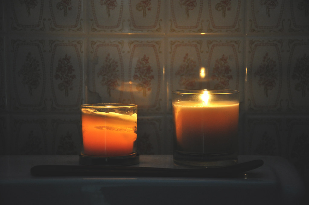 bathroom candles