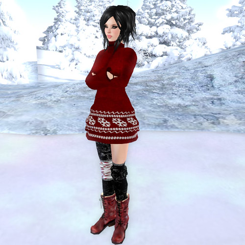 Nordic Knit Dress by 22769