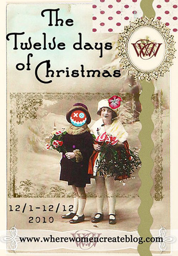 Where Women Create's The Twelve day of Christmas (happy zombie style)