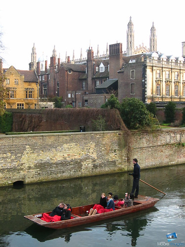 Punting along the river
