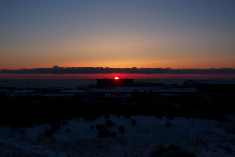 Winter solstice sunrise