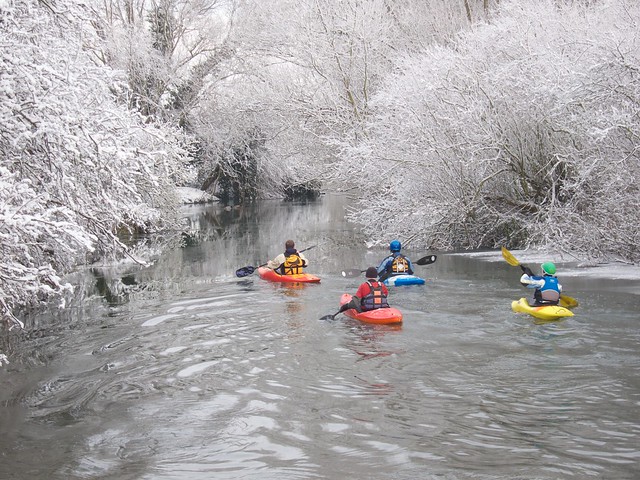 kayaks on the Cam
