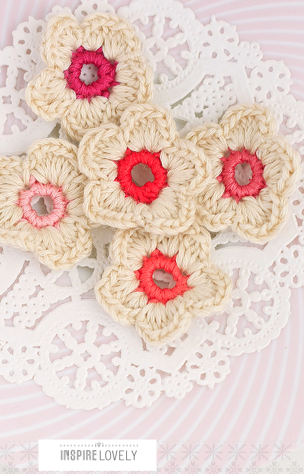 handmade crochet flowers xo