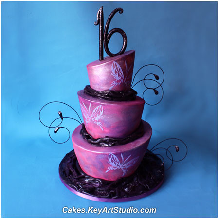 16th Birthday Cakes on Sweet 16 Cakes   Bigfatcook