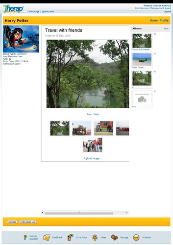 Screenshot of Individual Home Page showing Gallery section